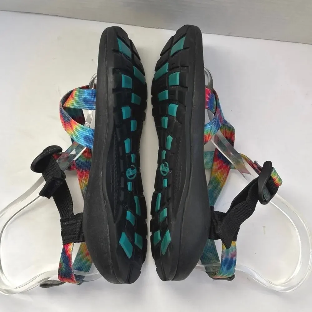 Chaco Z/1 Wide Strap Sandals Size 6 Tie Dye